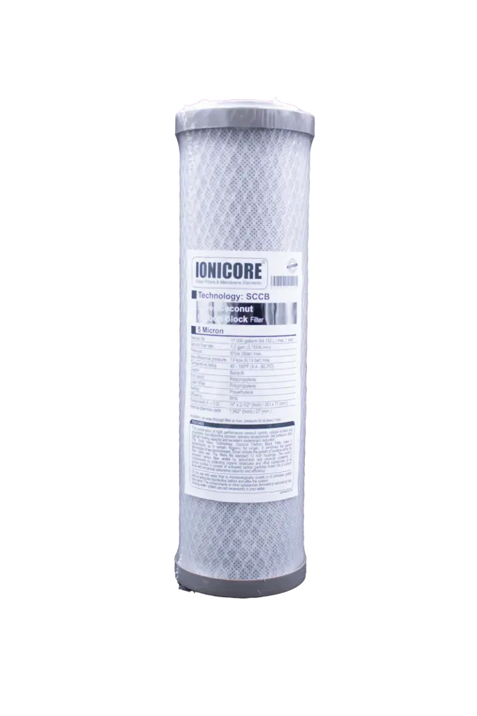 [SD-00219] Carbon-Block Aktivkohlefilter 5,0 Micron Silver Ersatzfilter