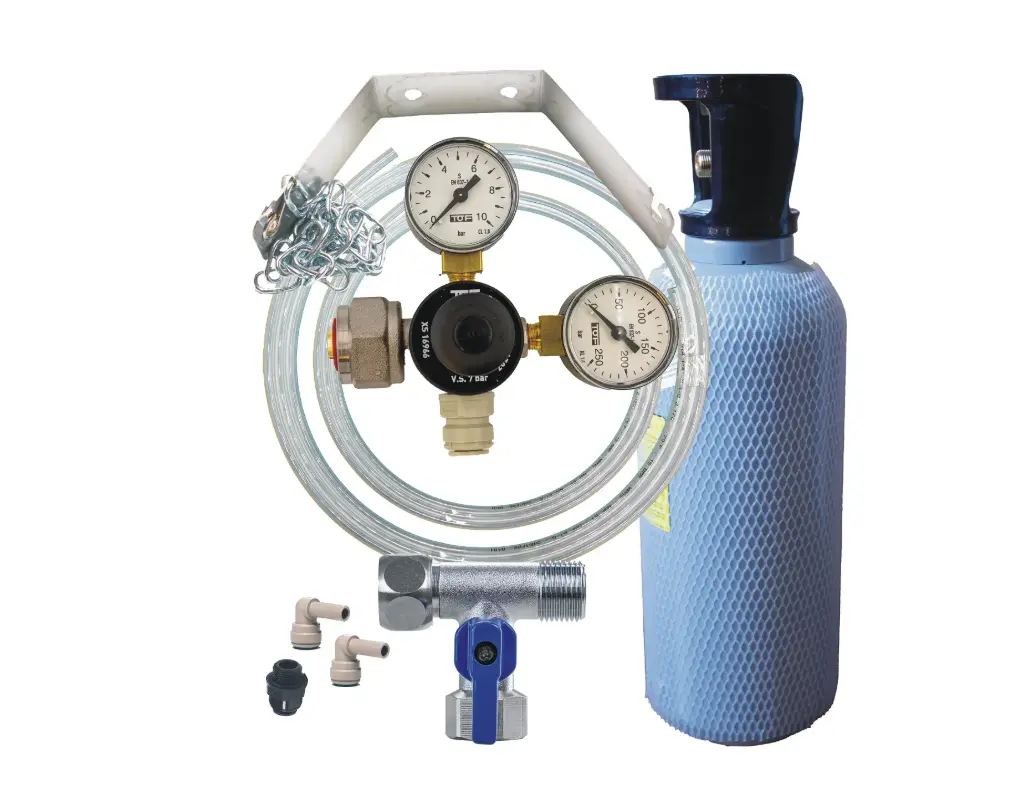 [SD-00024.2] Anschluss SET Starter für Sprudelgeräte Installations Kit mit 6kg CO₂ 
